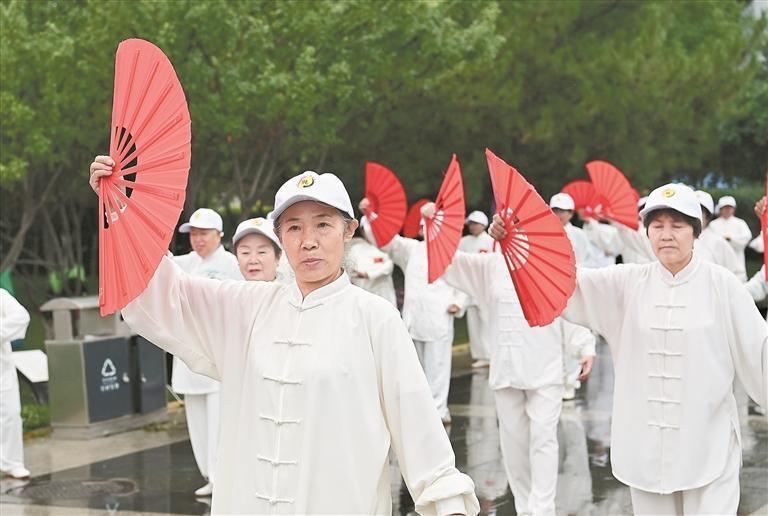 当前, 递健康生活, 号子声